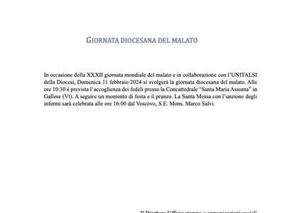 CS240211 Giornata Diocesana del Malato